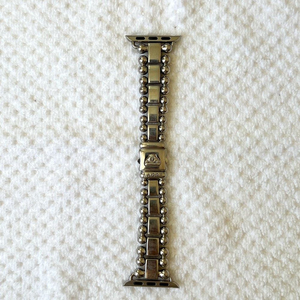 Lagos Smart Caviar Stainless Steel Apple Watch Band